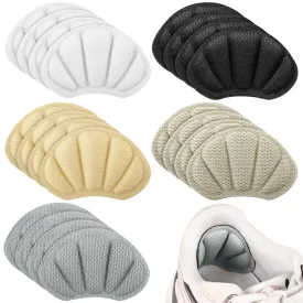 10 pairs of heel pads, premium heel pads shoes, self-adhesive heel protection for shoes, anti-friction anti-blister thick shoe insoles, heel pads for men women, 5 colors