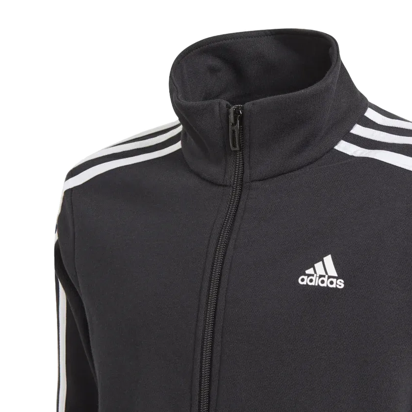 Adidas tuta sportiva da ragazzi Basic 3-Stripes GN3967 nero-bianco