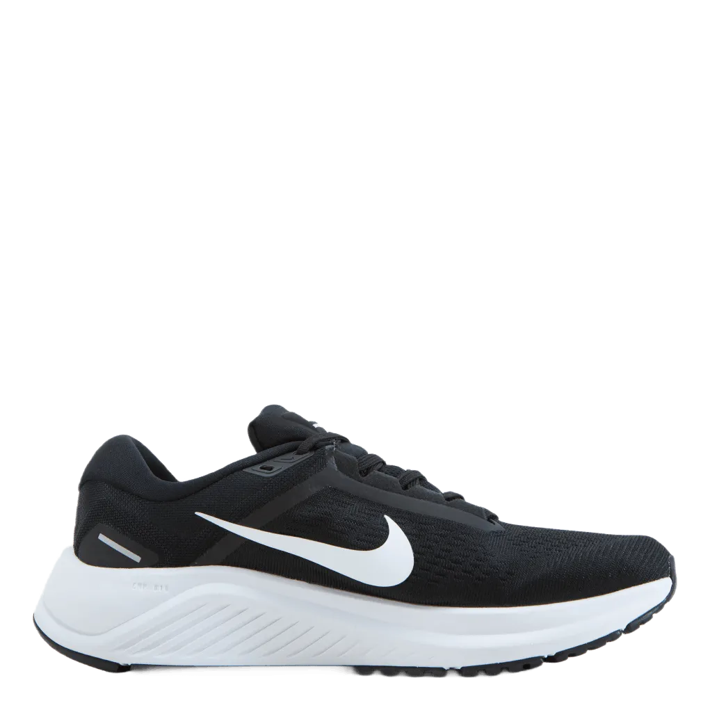 Air Zoom Structure 24 Men's Road Running Shoes BLACK/WHITE