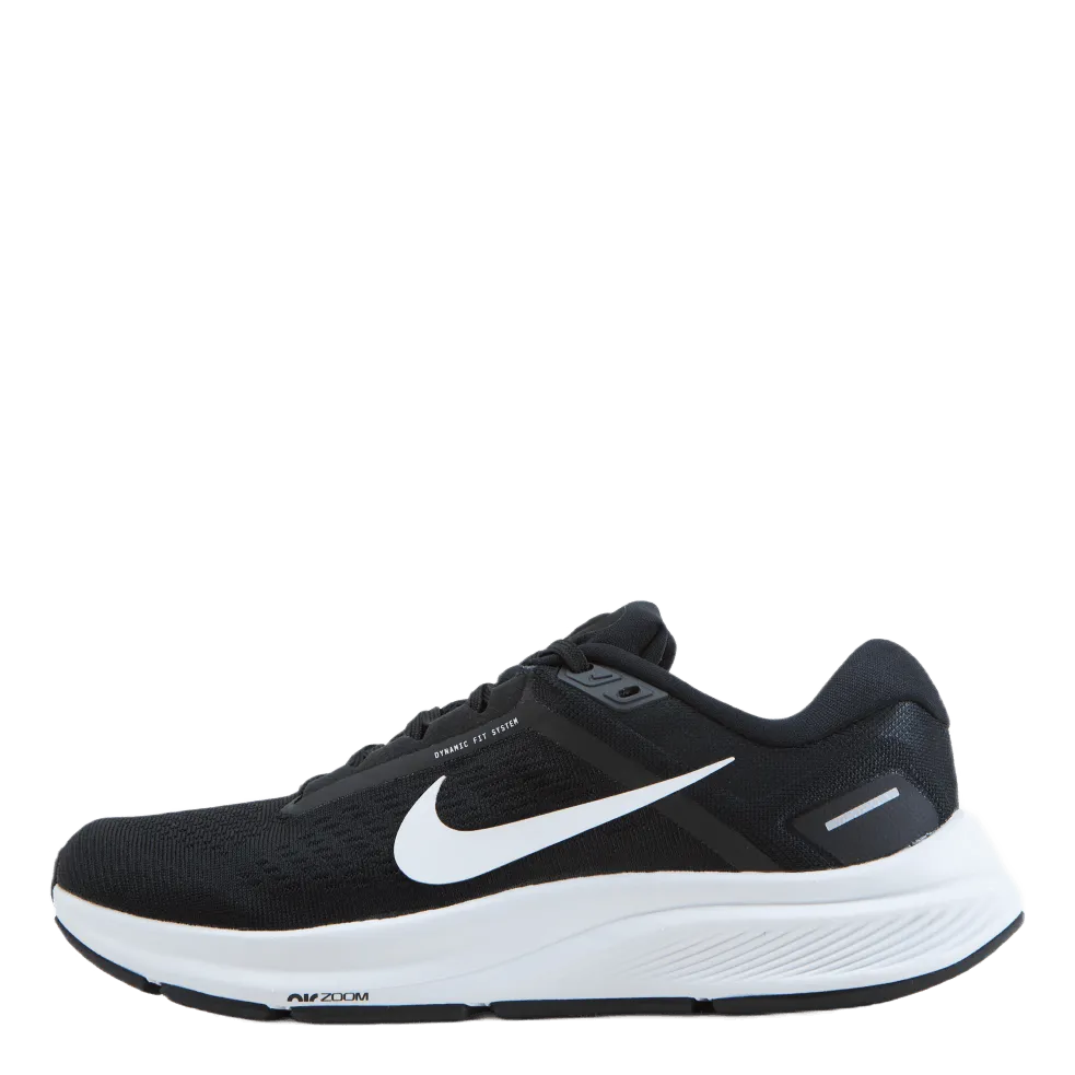 Air Zoom Structure 24 Men's Road Running Shoes BLACK/WHITE
