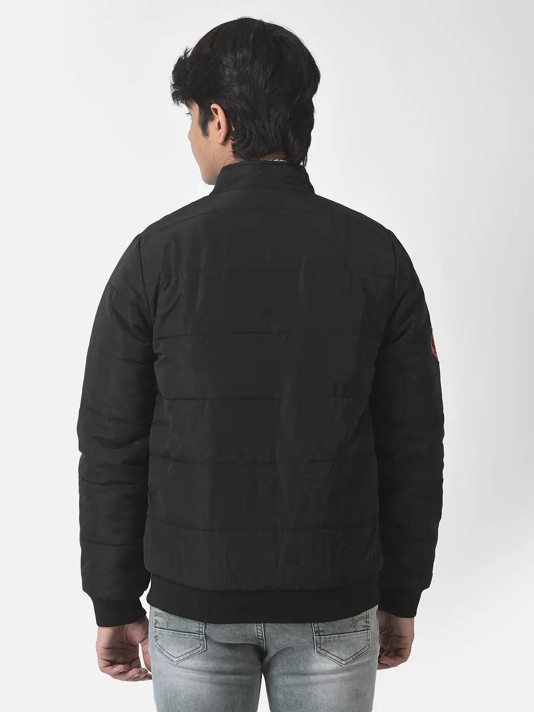 Black Brand Logo Jacket