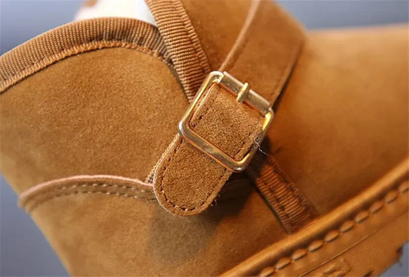 Comfortable Kids' Snow Boots with Fleece Lining
