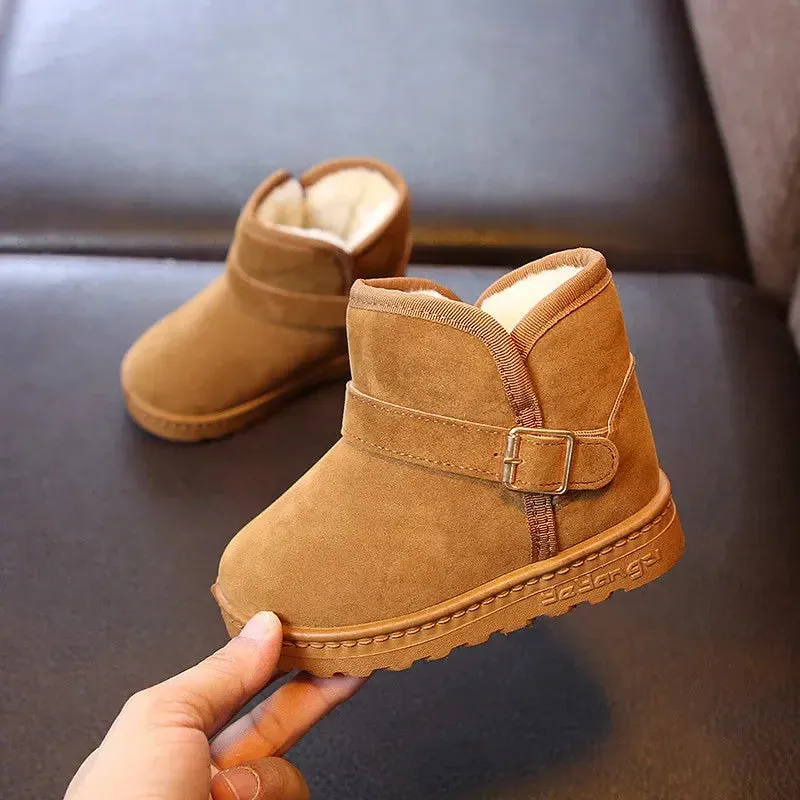 Comfortable Kids' Snow Boots with Fleece Lining