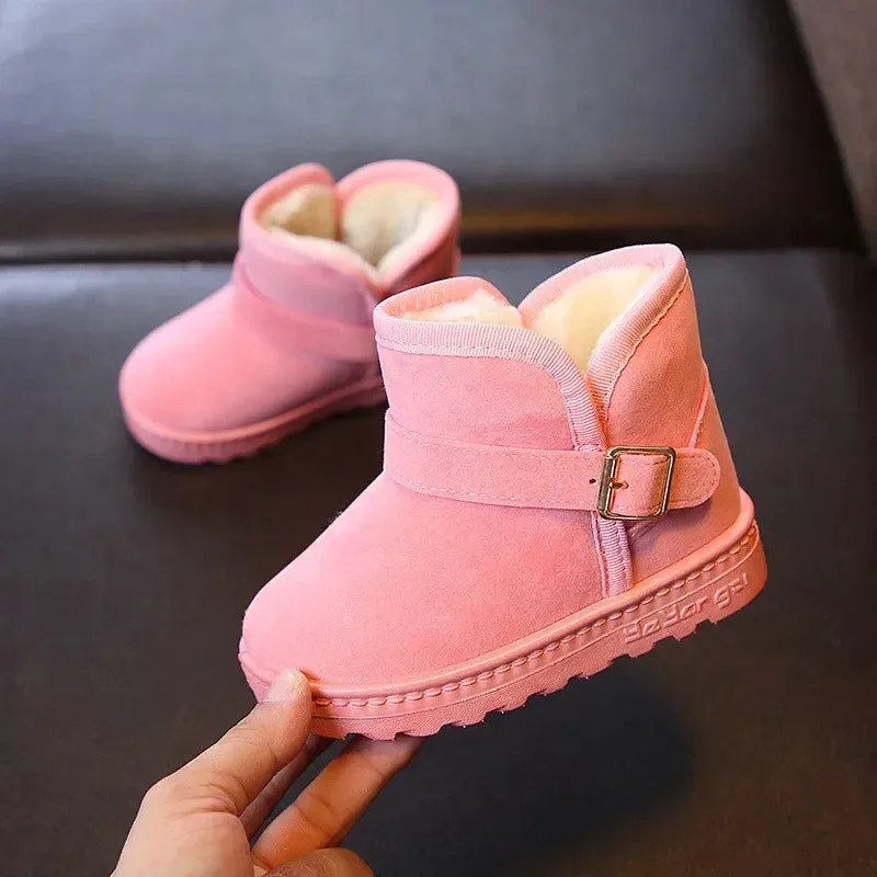 Comfortable Kids' Snow Boots with Fleece Lining
