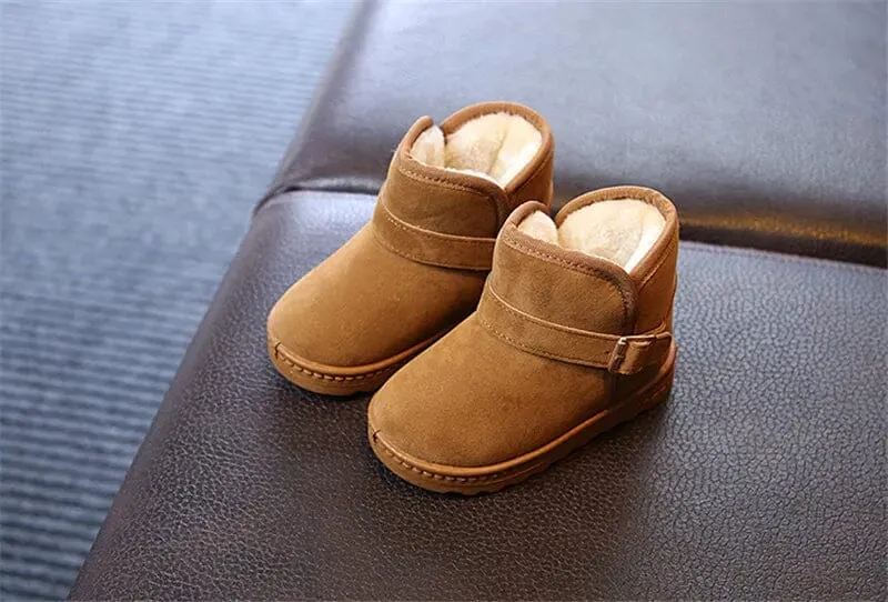 Comfortable Kids' Snow Boots with Fleece Lining
