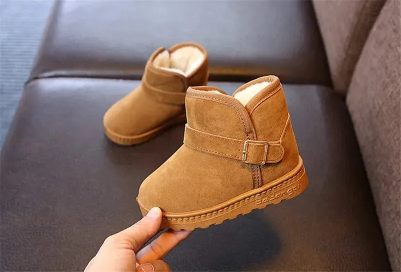 Comfortable Kids' Snow Boots with Fleece Lining