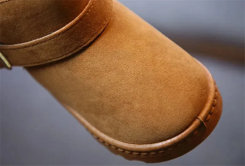 Comfortable Kids' Snow Boots with Fleece Lining