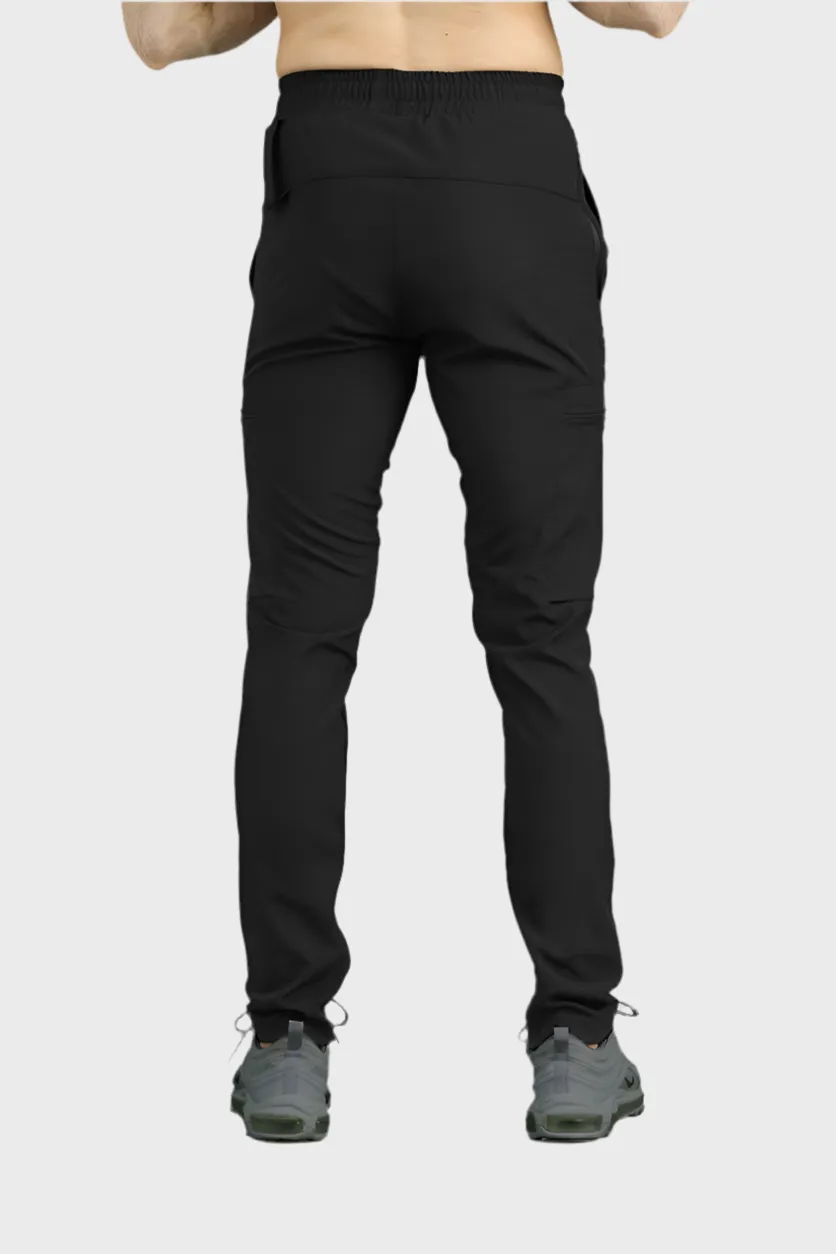 EGNAR STANDARD ZIP JOGGER - BLACK