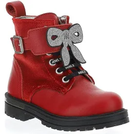 Girls Red Boots