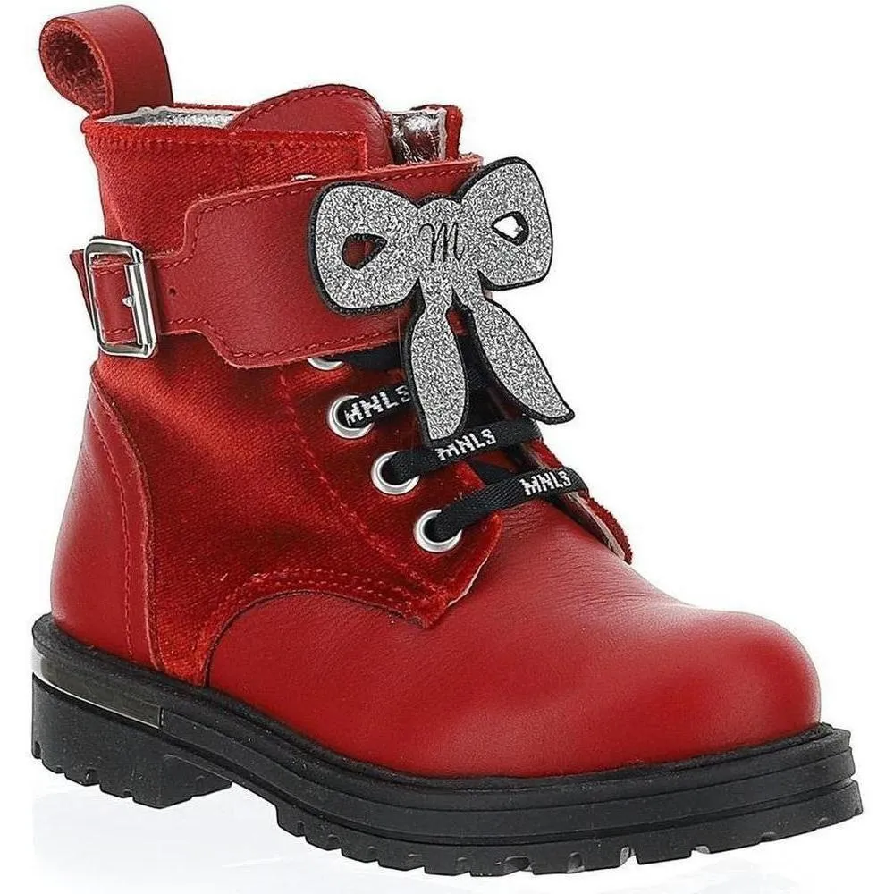 Girls Red Boots