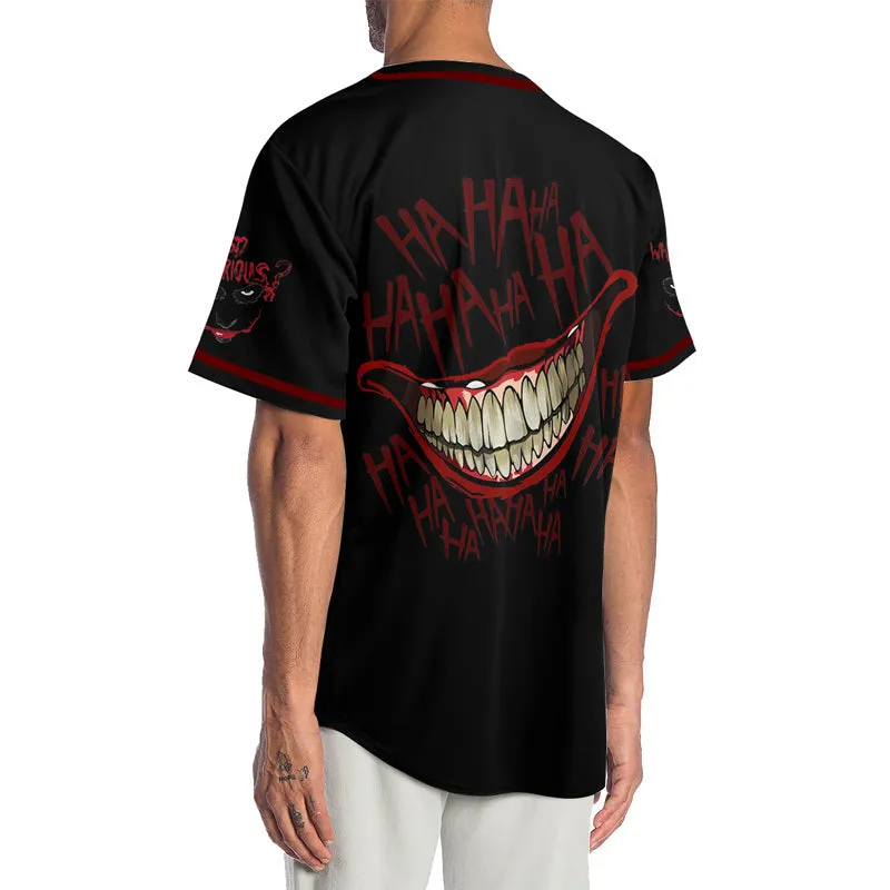 Joker Why So Serious HaHaHa Baseball Jersey