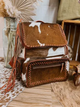 LuLu Fringe Cowhide Backpack #2