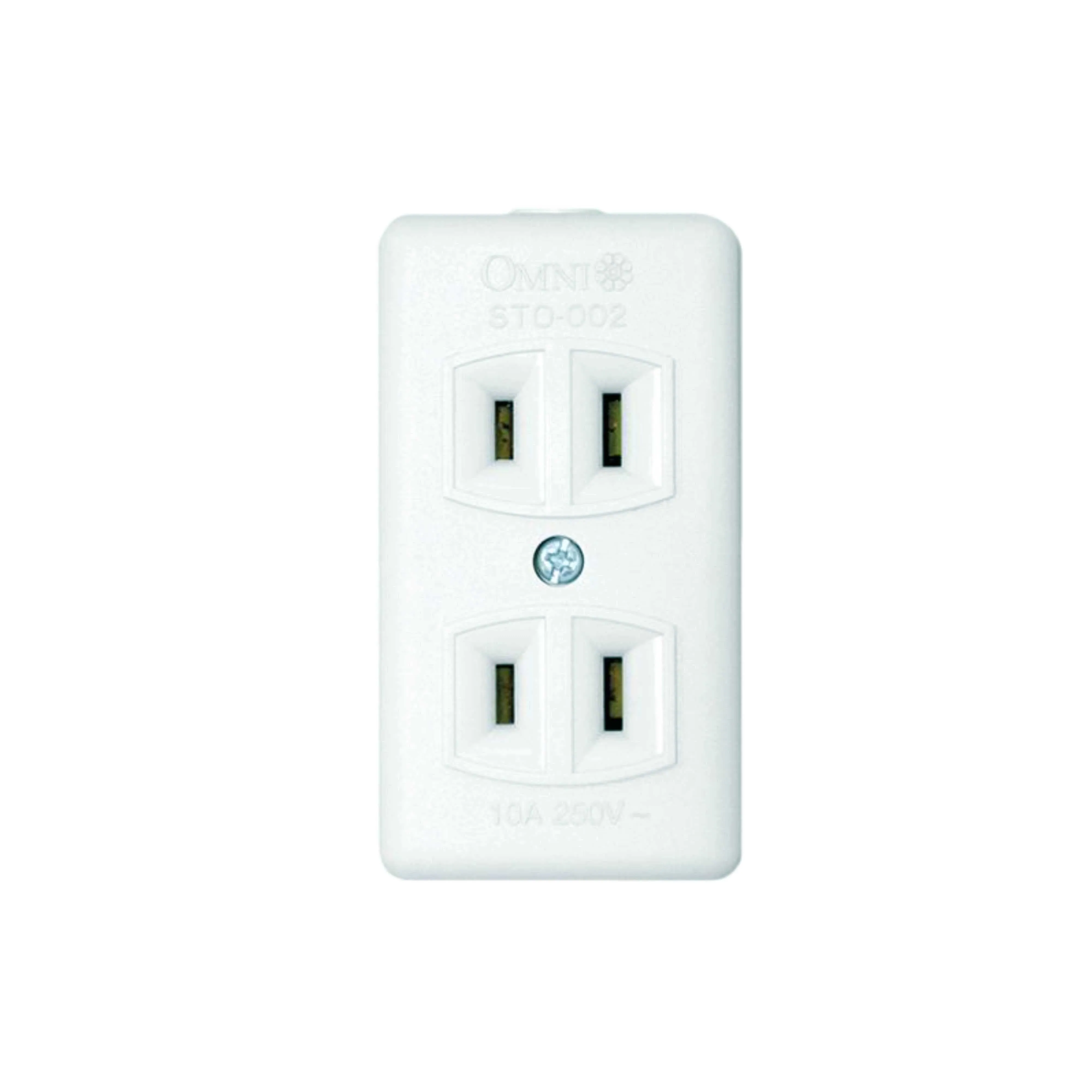 OMNI Spring Type Outlet Socket 10A 220V (2 Gang, 3 Gang, 4 Gang) for Electronics Appliances | STO-002 STO-003 STO-004