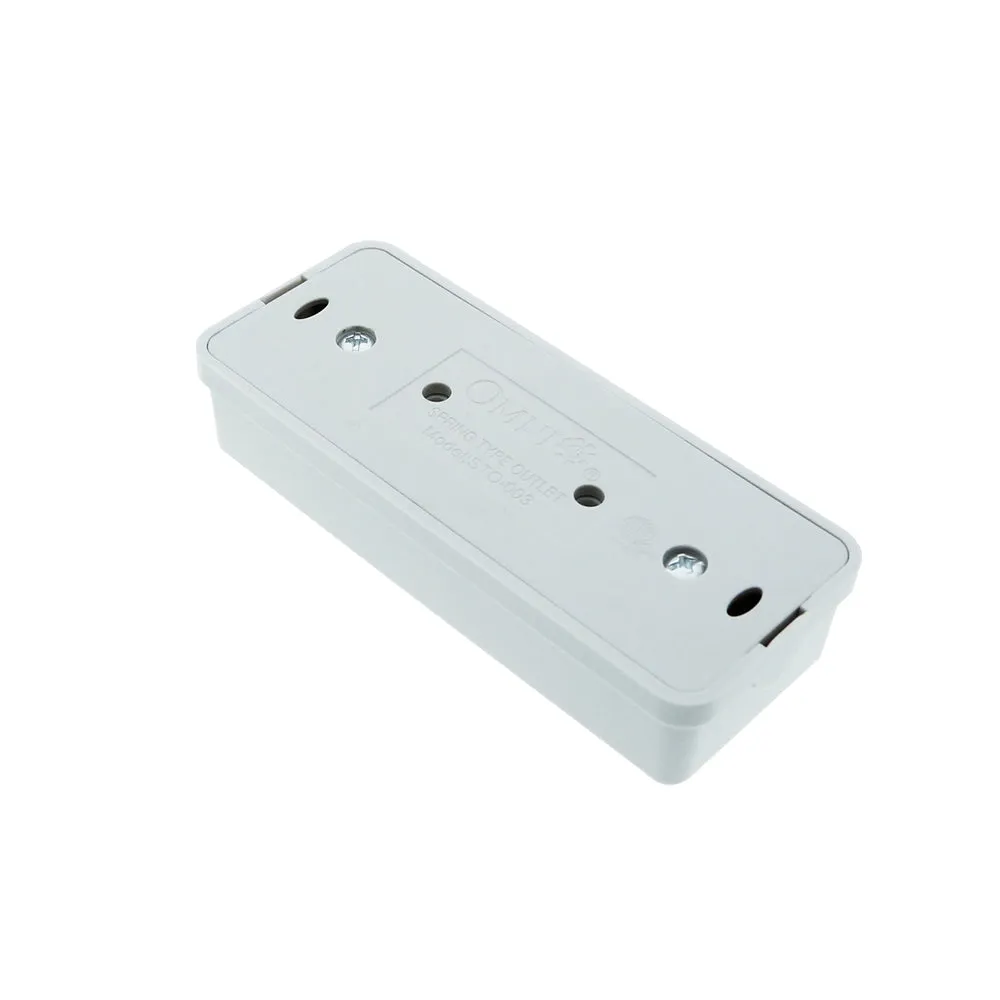OMNI Spring Type Outlet Socket 10A 220V (2 Gang, 3 Gang, 4 Gang) for Electronics Appliances | STO-002 STO-003 STO-004