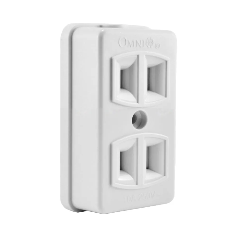 OMNI Spring Type Outlet Socket 10A 220V (2 Gang, 3 Gang, 4 Gang) for Electronics Appliances | STO-002 STO-003 STO-004