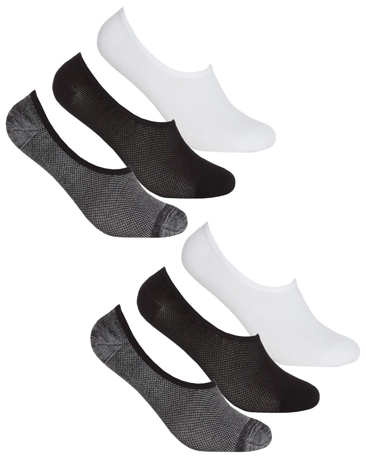 RedTag Womens 6 Pack Invisible Trainer Liner Socks