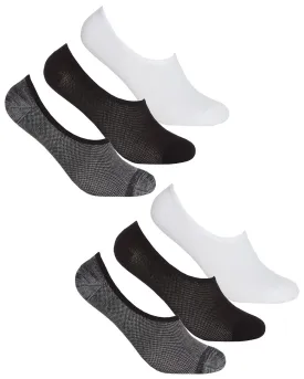 RedTag Womens 6 Pack Invisible Trainer Liner Socks