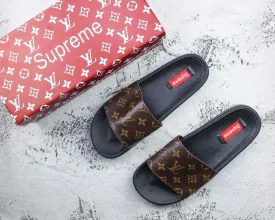 Sup X LV 14ss Slide Sandal - PVC3544 Coffee Brown