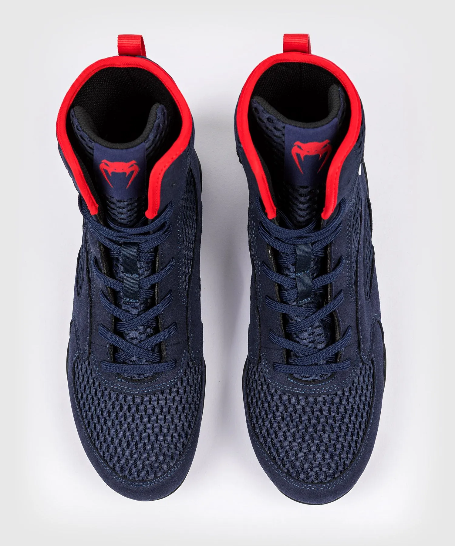 Venum Contender Boxing Shoes – Navy/ Blue/ Red